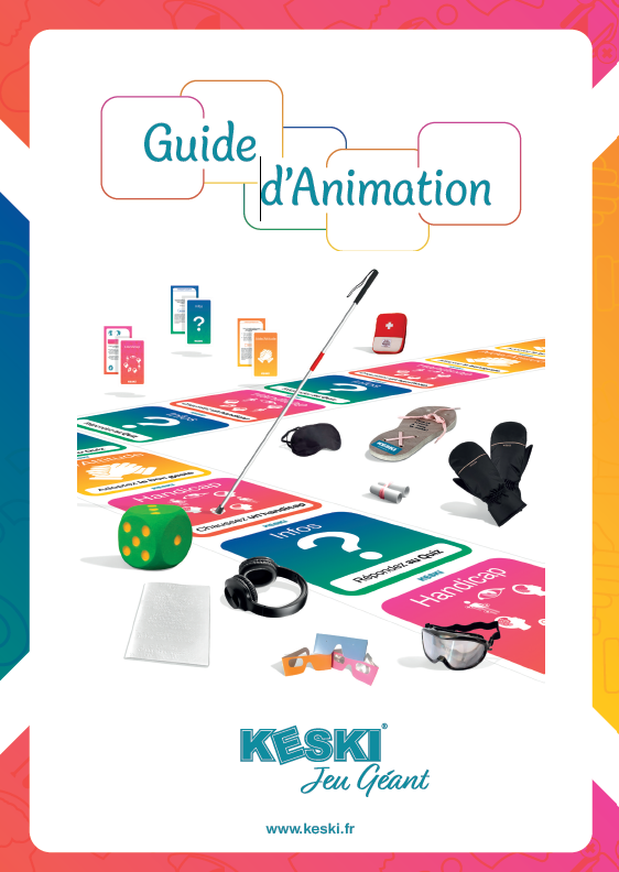 visuel du guide d'animation du jeu géant KESKI Handicap
